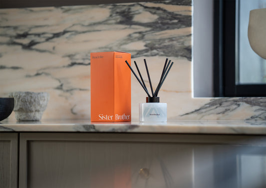 Beach fire reed diffuser