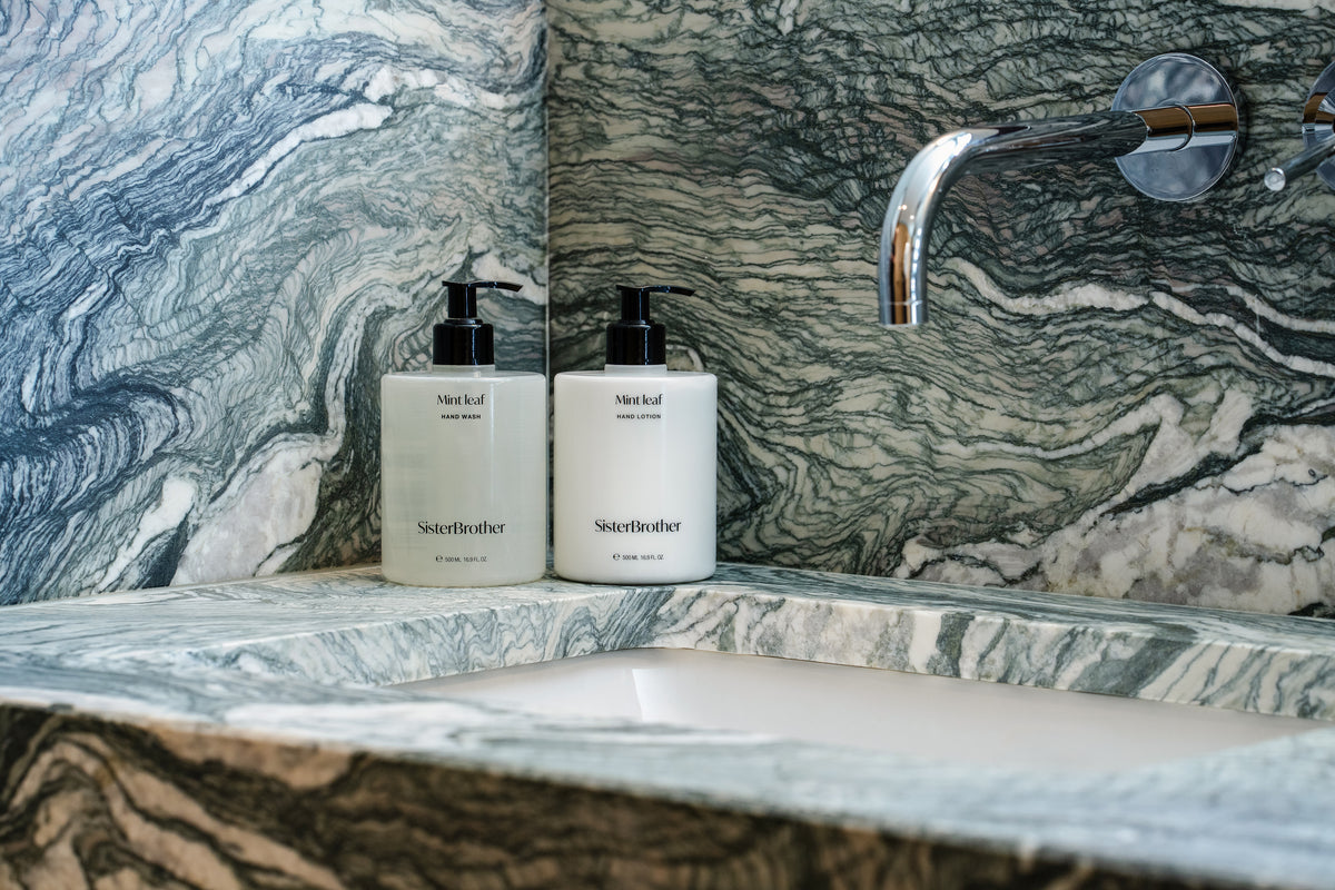 Mint leaf hand wash