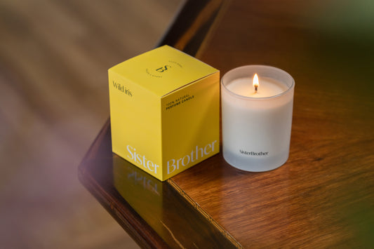 Wild iris perfume candle