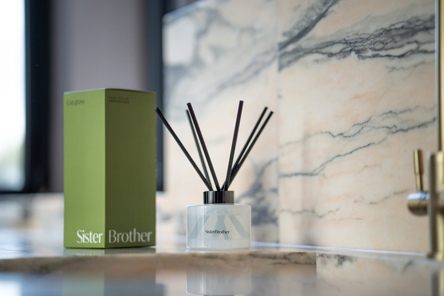 Cut grass reed diffuser