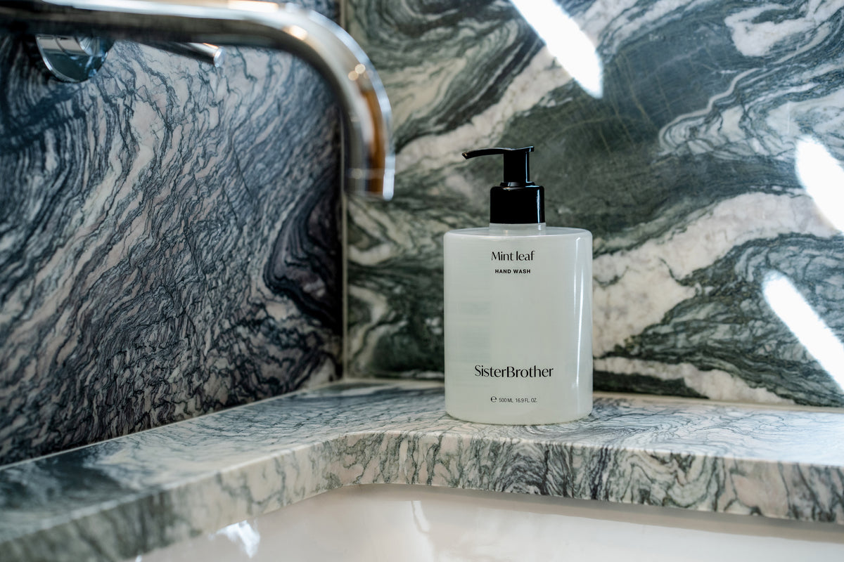 Mint leaf hand wash