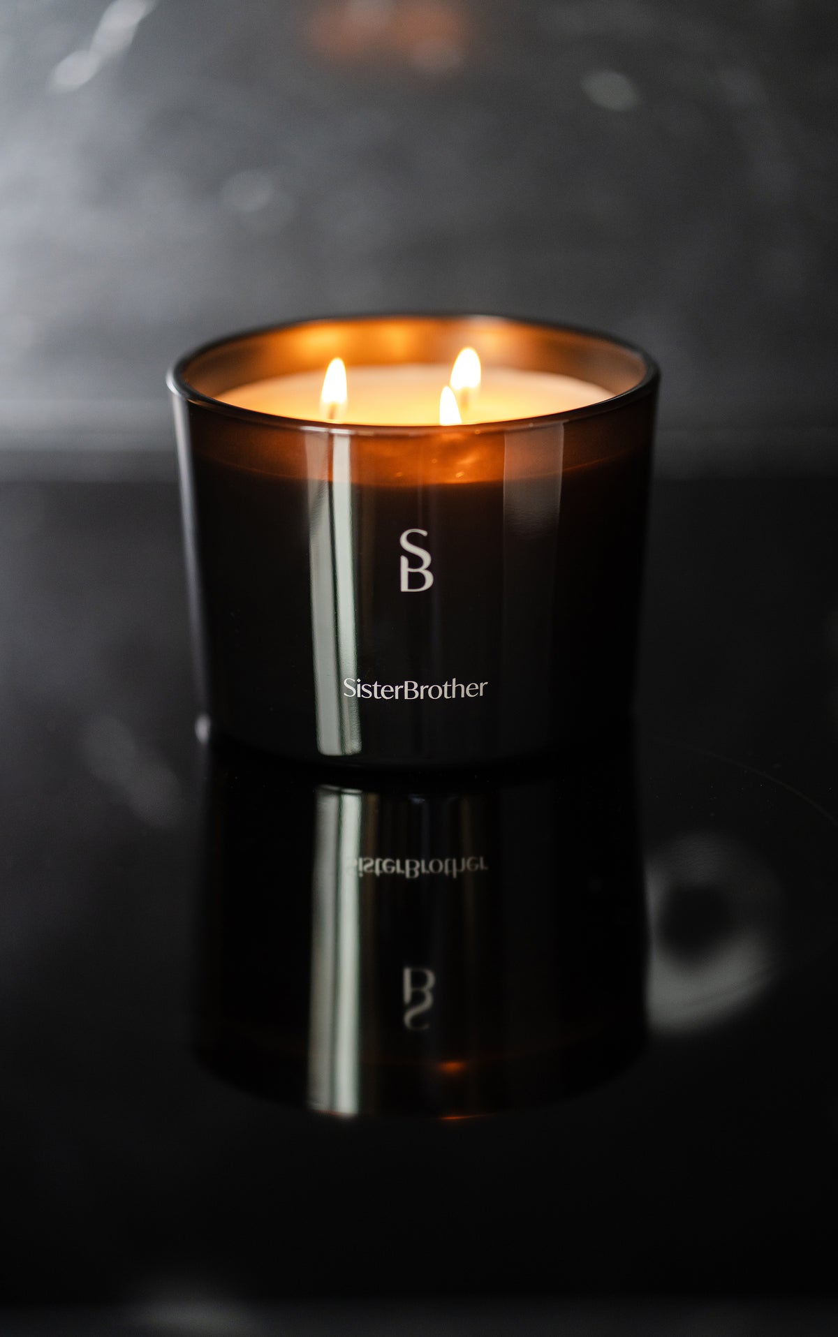 Saffron noir candle 350g