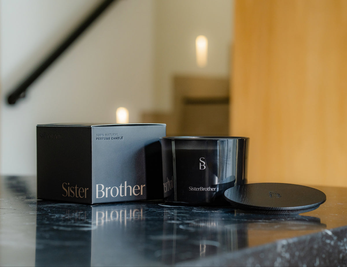Saffron noir candle 350g