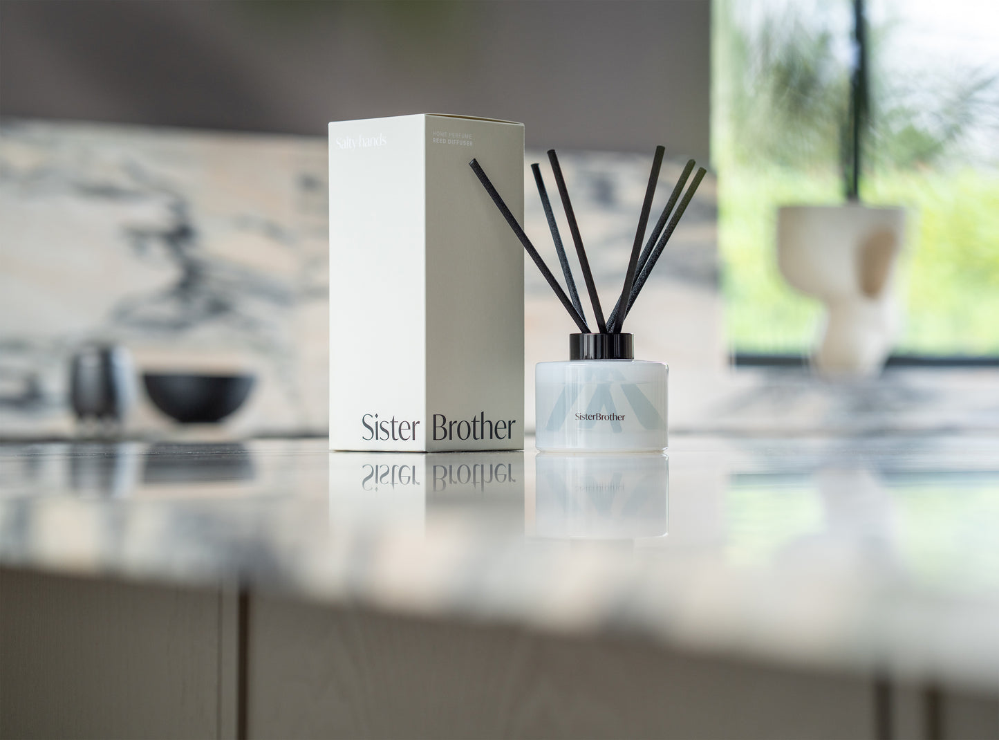 Salty hands reed diffuser