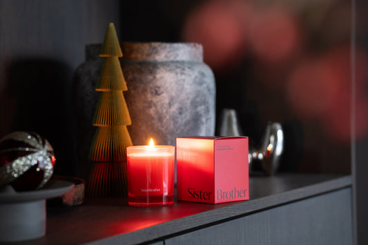 White Christmas perfume candle