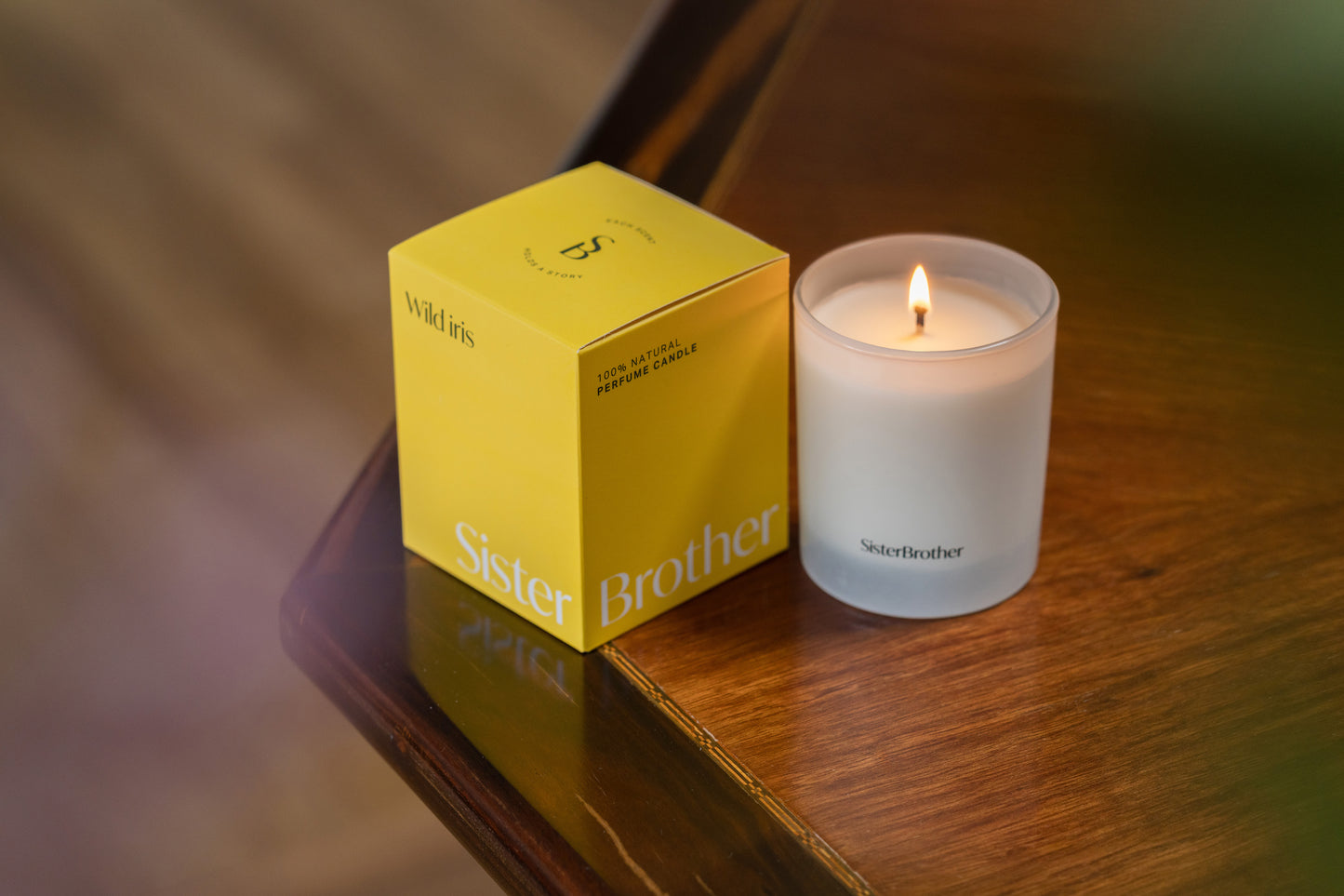 Wild iris perfume candle